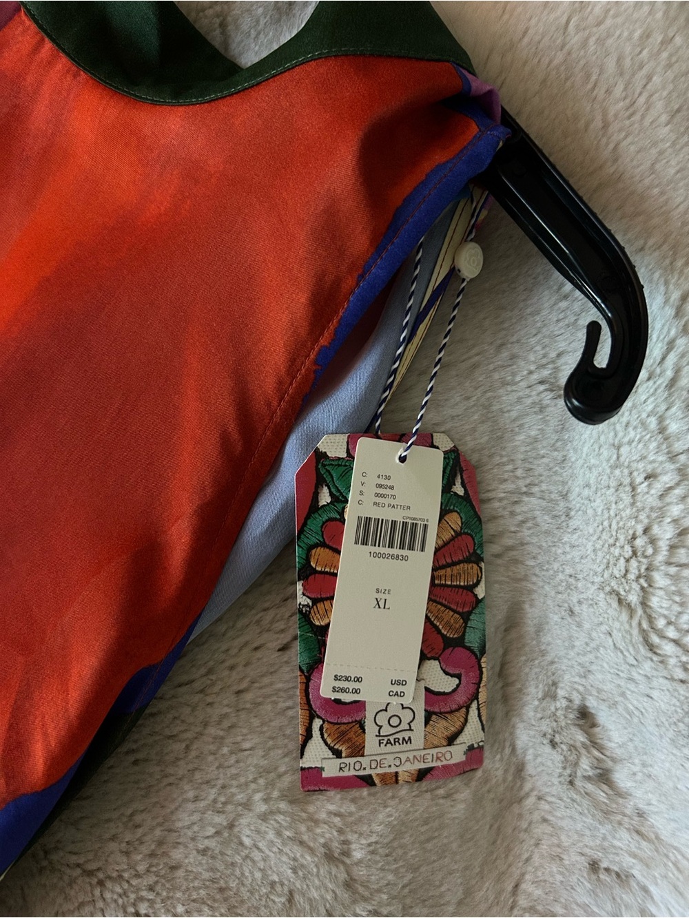FARM Rio Red Floral High-Neck Maxi Dress - Picture 3 of 3